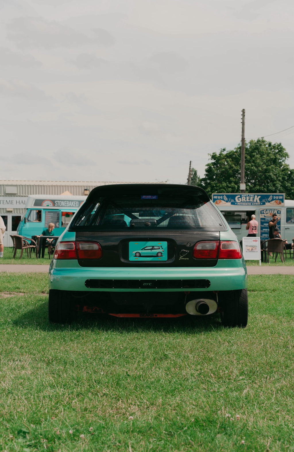 Custom licence plate art - Sideshot
