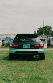 Custom licence plate art - Sideshot