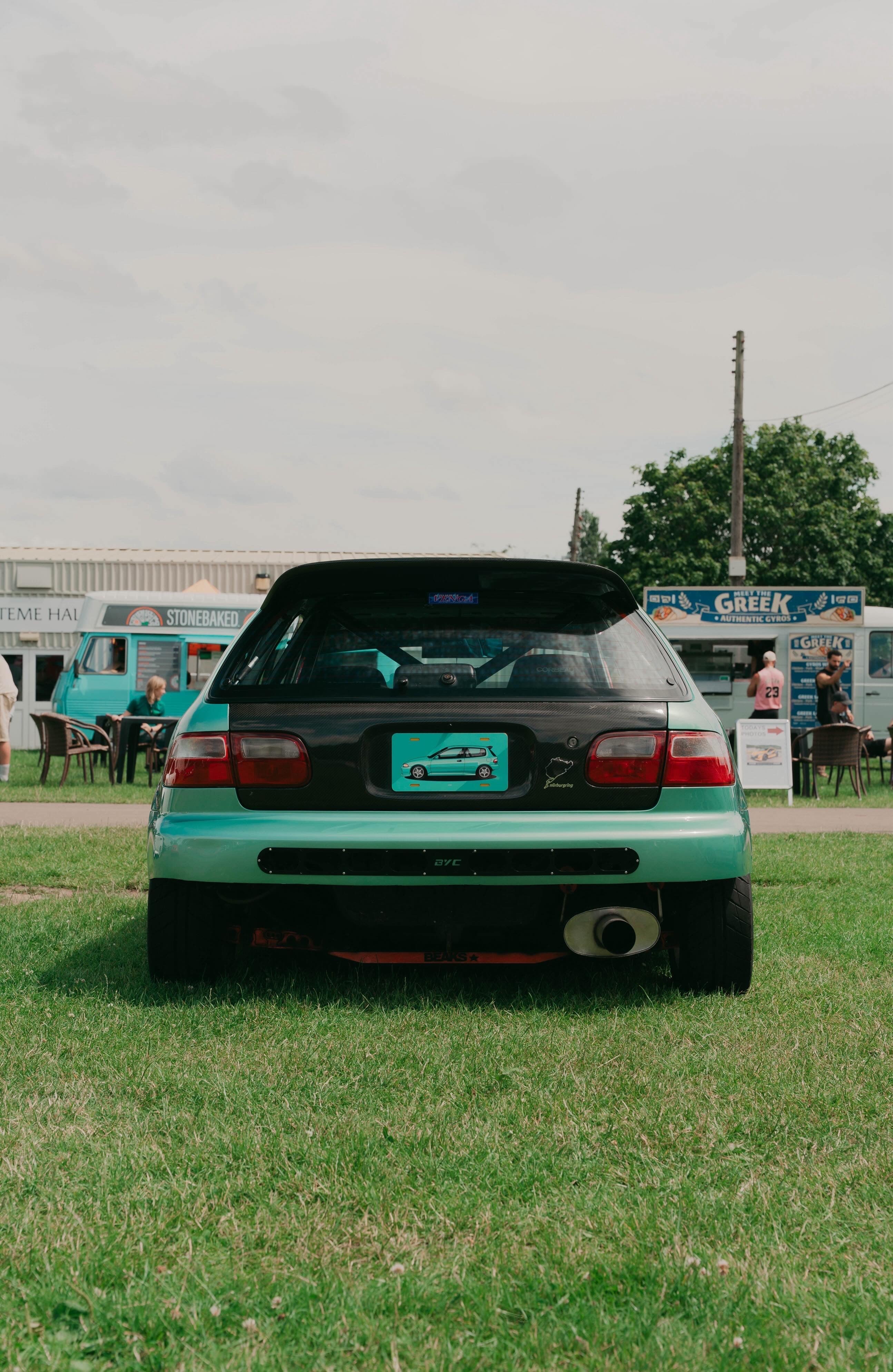Custom licence plate art - Sideshot