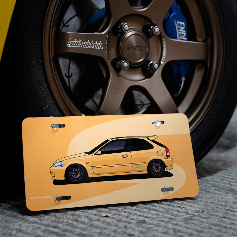 Custom licence plate art