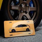 Custom licence plate art